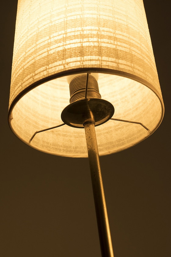 Image 1 of Messing vloerlamp