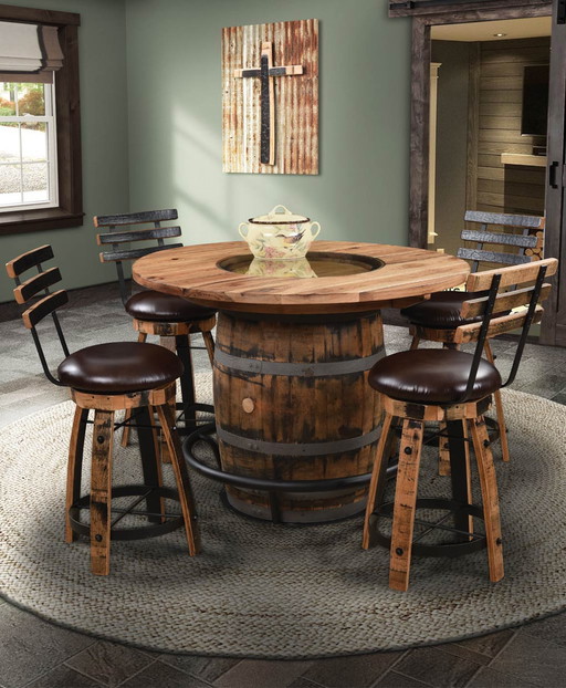 Antieke Barrel Tafel