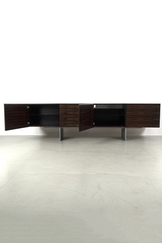 Image 1 of Spectaculair sideboard van Ebbenhout Makassar fineer