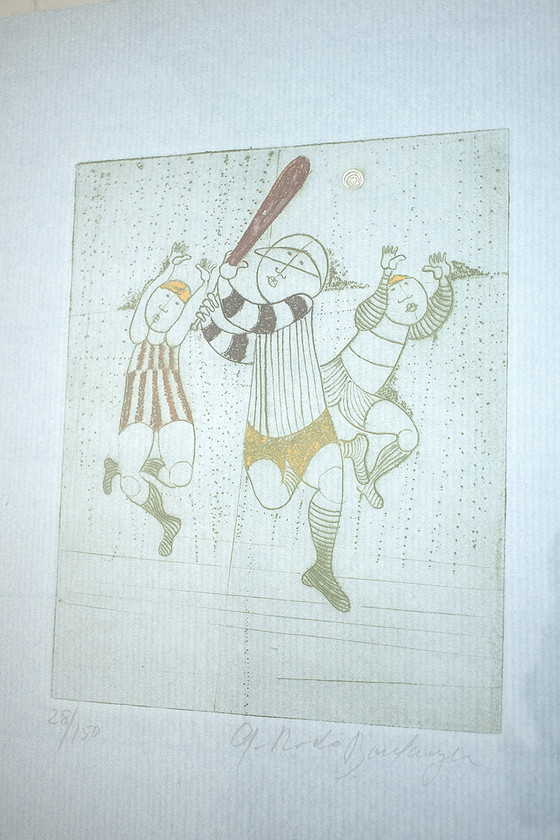 Image 1 of Set van vier litho's