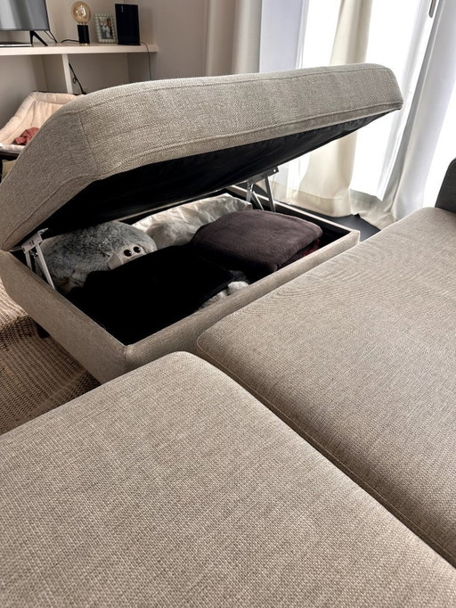 Bolia Scandinavia 3-seater sofa + pouf