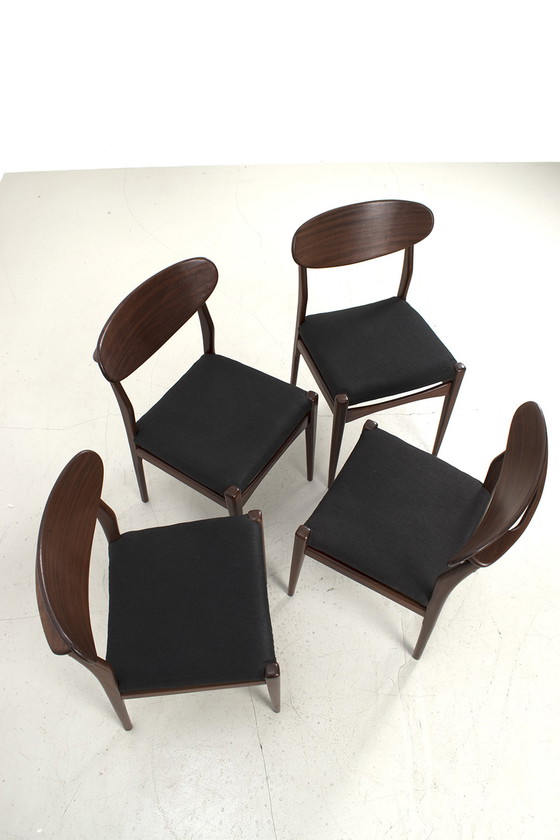 Image 1 of Ensemble de 4 chaises de salle à manger