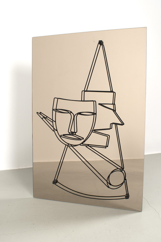 Image 1 of Sculpture on tinted mirror