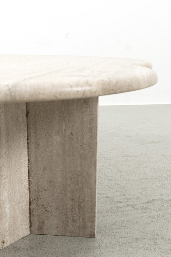 Image 1 of Travertine coffee table