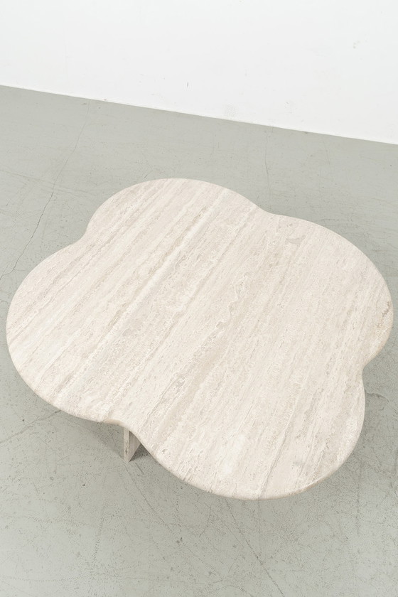 Image 1 of Travertine coffee table