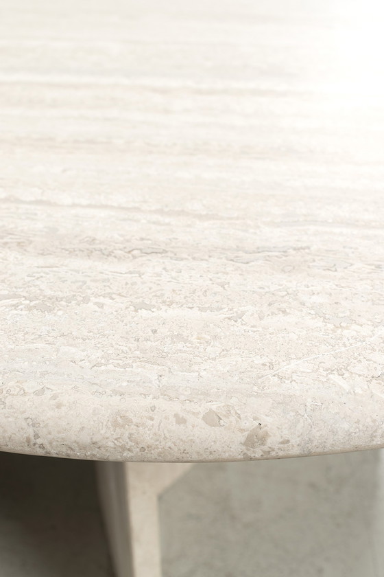 Image 1 of Travertine coffee table