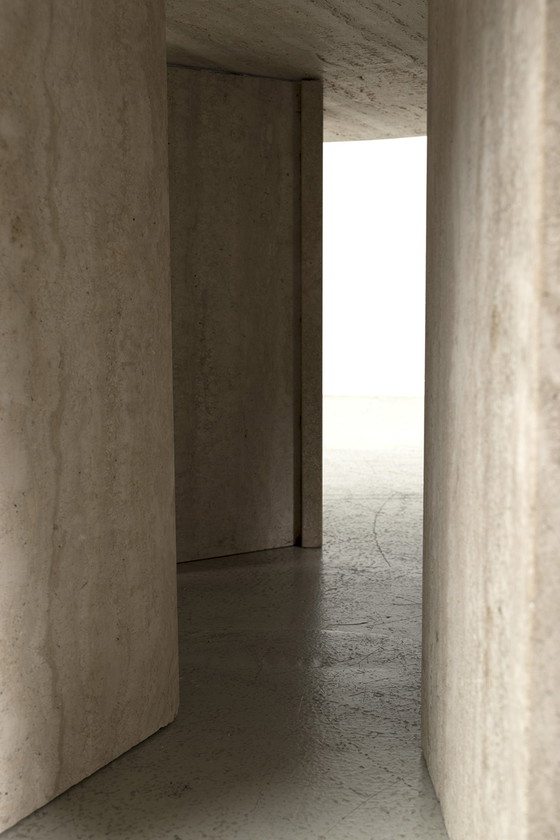 Image 1 of Travertine coffee table