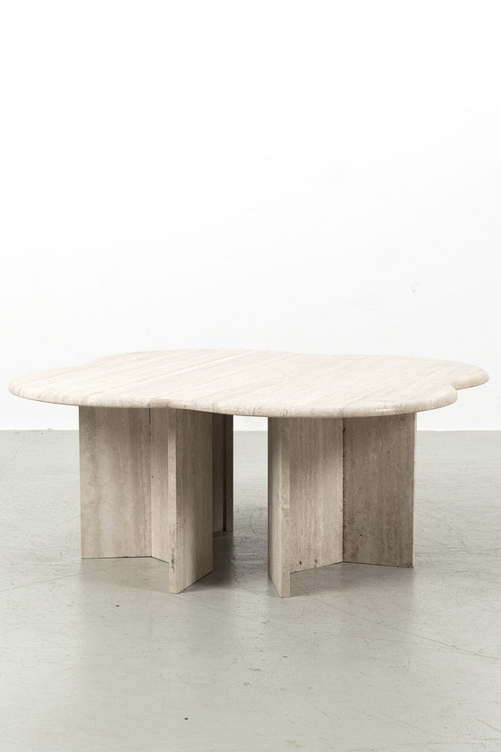 Image 1 of Travertine coffee table