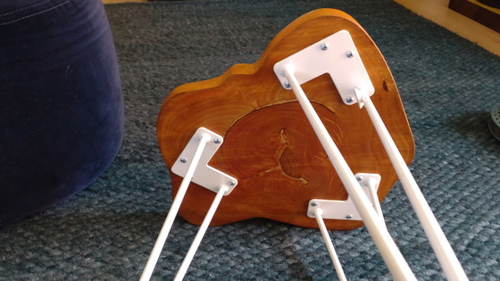 Image 1 of Homemade coffee table with hairpin legs