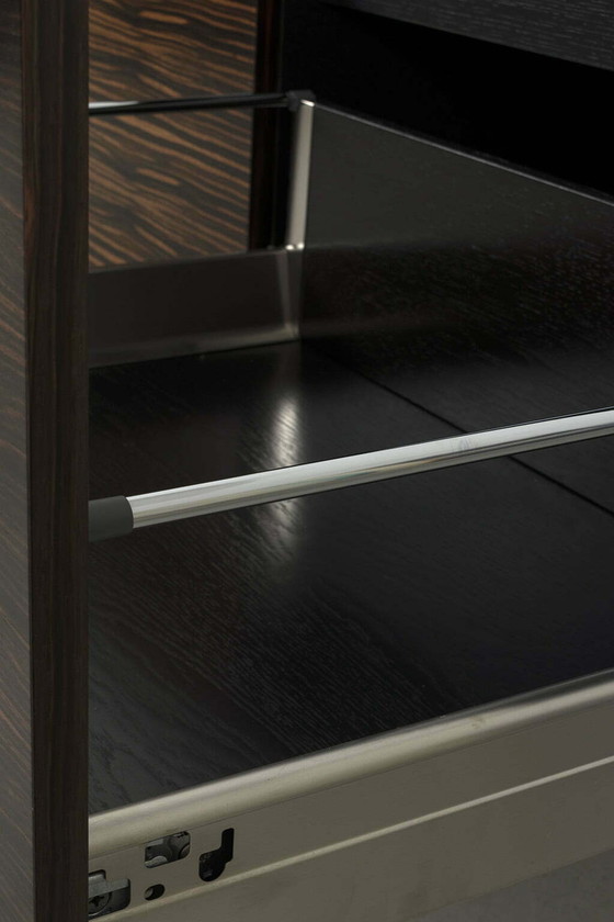 Image 1 of Spectacular sideboard of Ebony Makassar veneer