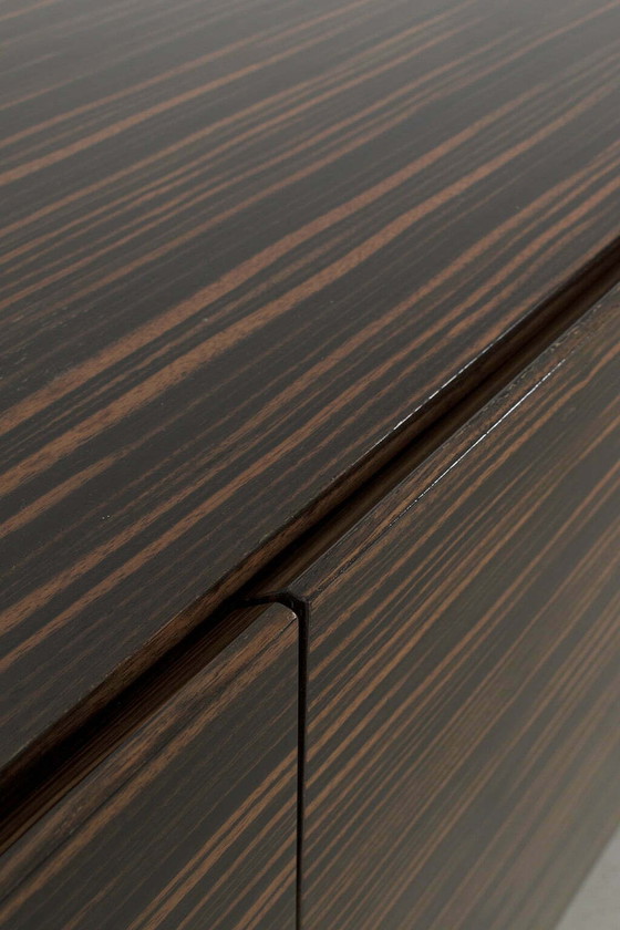 Image 1 of Spectacular sideboard of Ebony Makassar veneer