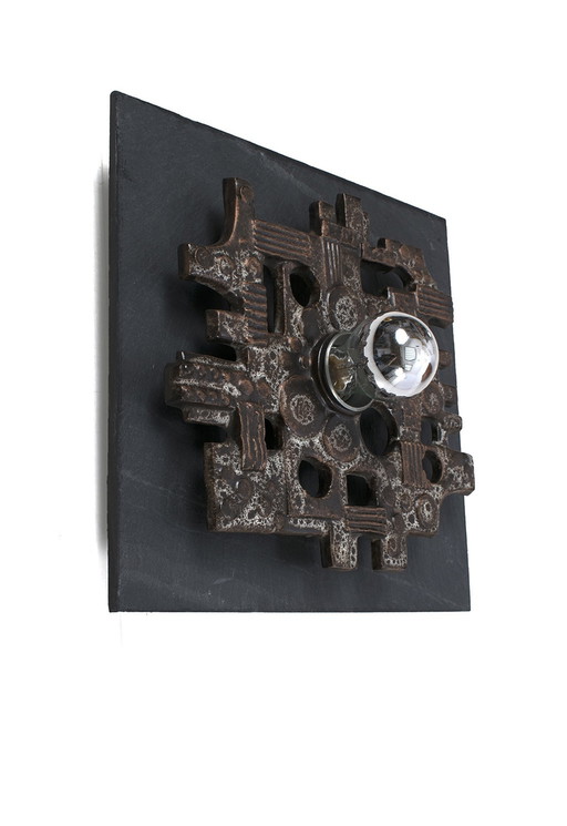 Brutalist wall lamp