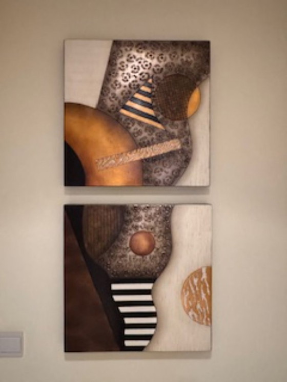 Image 1 of Art Déco (œuvre en 4 pièces)