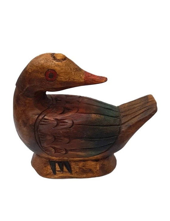 Image 1 of Canard sculpté antique - Sur mesure