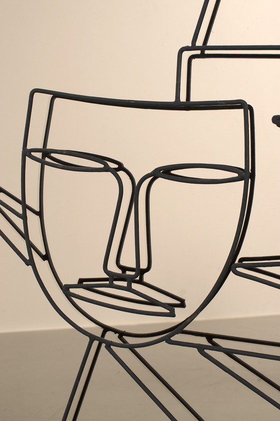 Image 1 of Skulptur auf getöntem Spiegel