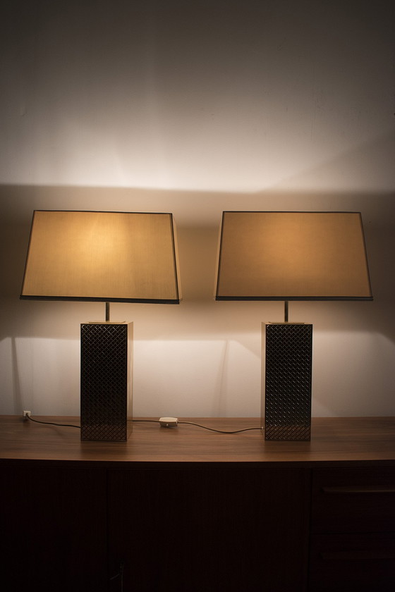 Image 1 of Paar Tischlampen der Vereinigten Werkstätten