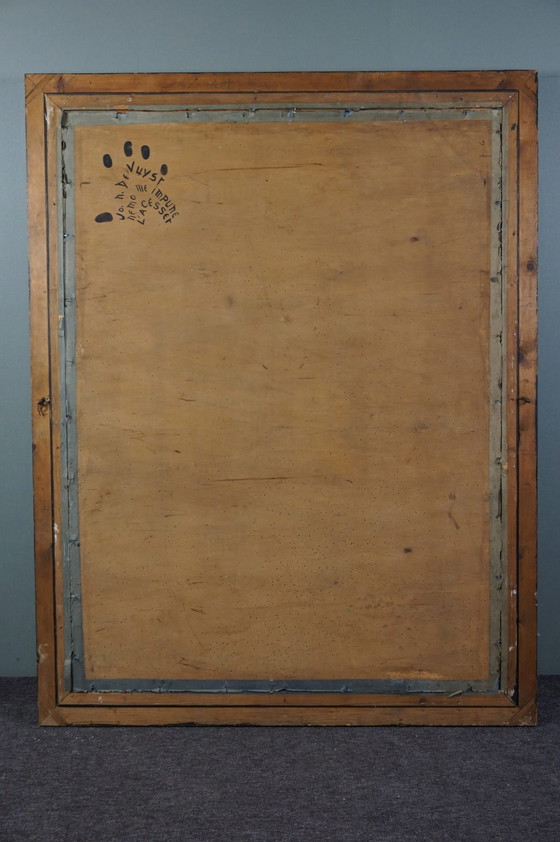 Image 1 of Große Kohlezeichnung eines Mannes, Kreuzschraffur, Jos Nic de Vuyst, 1934