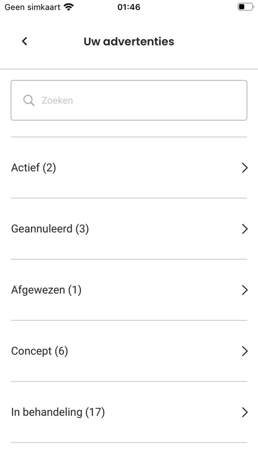 Testabholung nur Klon