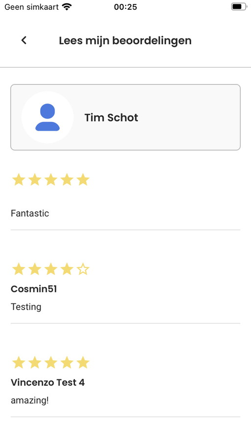 Testabholung nur Klon